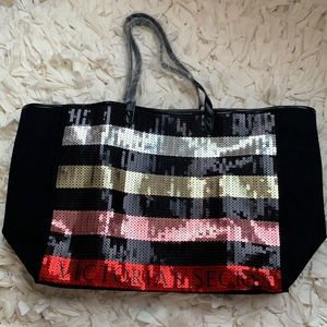 Sequin Victoria Secret Bag
